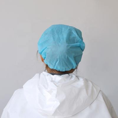 China PE Nonwoven Fabric Hair Nonwoven Waterproof Protective Disposable Cap Cap Disposable Surgical Cap for sale