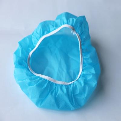 China 2020 Non-Woven Fabric Nonwoven Hair Protective Waterproof Protective Disposable Hat Cap Medical PE Buffy Caps for sale