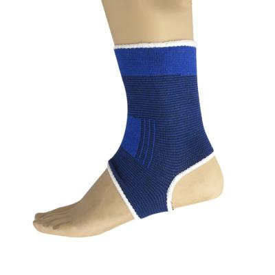 China Sports Ankle Protector Support Strap Workout Knitted Compression Polyester Binding Ankle Foot Guard for sale