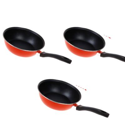 China Sustainable 24/26/28 Cm Factory Price Cast Iron Cooking Cookware Non Stick Deep Kitchen Enamel Skillet for sale