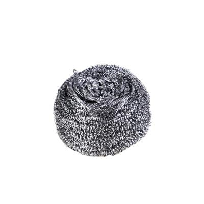 China Sustainable Pot Washing Kitchen Stainless Steel Wire Sponge Scrubber Ball Cleaning Scourer for sale