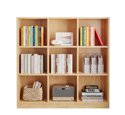 China Extendable YMSC Modern Wooden Bookcase Storage  Bookshelf Display Cabinet For Living Room for sale