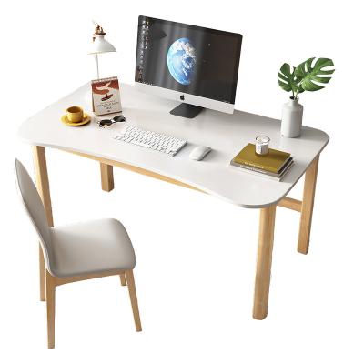 China Extendable YMSC Wooden Office Furniture Wooden Computer Desk Solid Wood Office Desk for sale