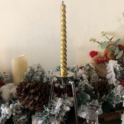 China Nordic Home Luxury Metal Tripod OEM Decoration Candle Holder for sale