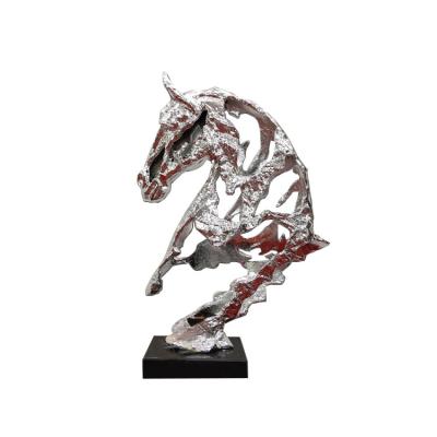 China Cast Aluminum Bronze European professional horse maker style home decoration sculpture metal for sale