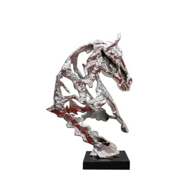 China European style custom bronze cast aluminum horse metal sculptures for sale for sale