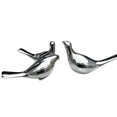 China European Professional Modern Metal Sculpture Electroplate Bird Shape Maker Style Stainless Steel for sale