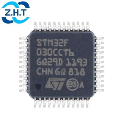 China STM32F030CCT6 LQFP48 electron components MCU mirocontroller integrated circuits STM32F030CCT6 48MHz for sale