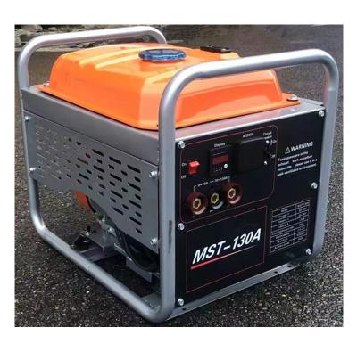 China Building Material Shops Portable 5kw Gasoline Engine Powered 150A 250 Amp Metal Cutting Machine 200 Amp Arc Gasoline Welder Generator for sale