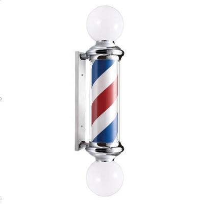 China Barber Shop Beauty Care Customize Professional Logo Product Barber Pole Light Barber Shop Rotating Sign LED Light for sale