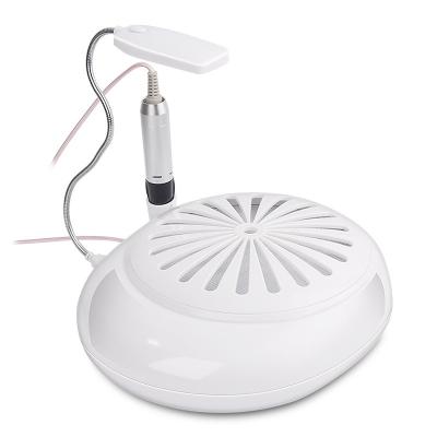 China 60W Convenient 3 in 1 Nail Beauty Machine Nail Drill Dust Vacuum Pen Fan Nail Dust Remover with LED Light for sale