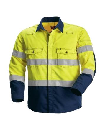 China Wholesale Customized Comfortable/Breathable/Durable/Anti-Wrinkle Safety Coveralls With Tape Worker Wear Reflective Jacket for sale