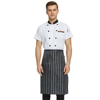 China Anti-Pilling Red Black White Chef Jacket Men's Jacket Chef Uniform Chef Coats Fashion Cheap In Small Quantity for sale