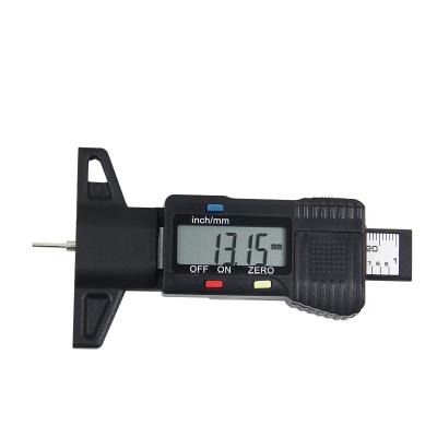 China High Quality Durable Using Black Plastic Digital Tire Groove Depth Gauge 21-253A for sale