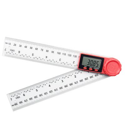 China Plastic Plastic Protractor Inclinometer Goniometer Electronic Viewing Ruler Digital Angle Measure Digital Angle Ruler for sale