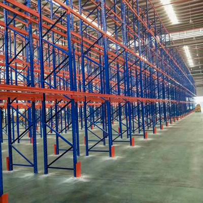 China Industrial Adjustable Heavy Duty Corrosion Protection Racking Solutions Pallet Racking Warehouse Storage Selective Shelves for sale