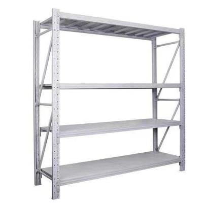 China Stack Light Duty Metal Storage Shelving Racks / Goods Shelf / Cheap Warehouse Metal Storage Rack for sale