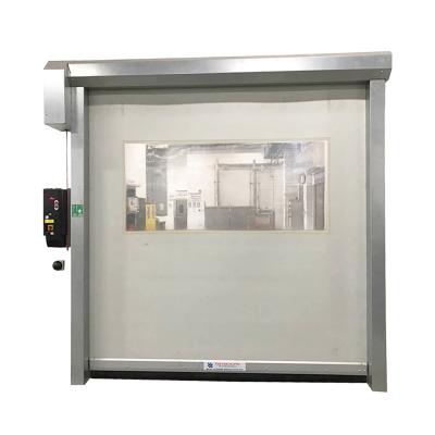 China Anti Theft Security Industrial High Speed ​​Roll Up Electric Sliding Door for sale