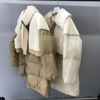 China OEM Survice 2021 Wholesale Oversized Waterproof Women's Two-piece Bottom Designer Coat Custom Long Coats for sale