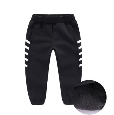 China Anti-pilling Black Kids Sweatpants Kids Pants Baby Boy Bottoms Baby Walker Unisex Pants Infant Sweatpants for sale