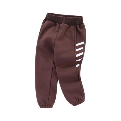 China Anti-pilling 1~14 Age Kids Casual Pants Modern Custom Breathable Sports Boys Shear Long Pants for sale