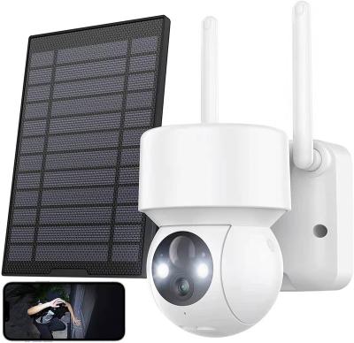 China Security Outdoor Network HD NIGHT VISION CCTV Wireless Night Vision Works With Waterproof HD IP Wifi Battery Camera With Solar Panel for sale