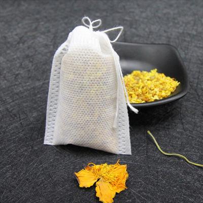 China Cheap Price Eco - Friendly Custom Printed Biodegradable Eco - Friendly Fabric Non - Woven Empty PLA Tea Bags With Logo for sale