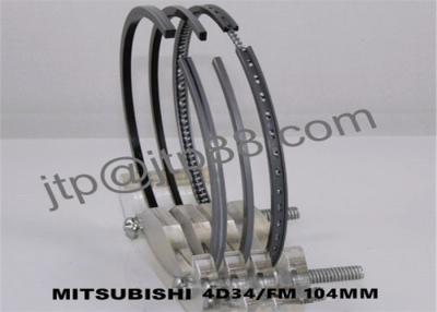 Cina Diametro dei corredi 104mm dell'anello di stantuffo di Mitsubishi 4D34 per l'OEM di Mitsubishi ME - 997237 in vendita