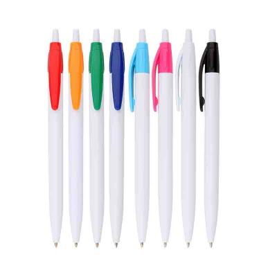 China School Ball Pen New Low Costing Stationery Plastic Simple Smooth Writing Ballpoint Pens for sale