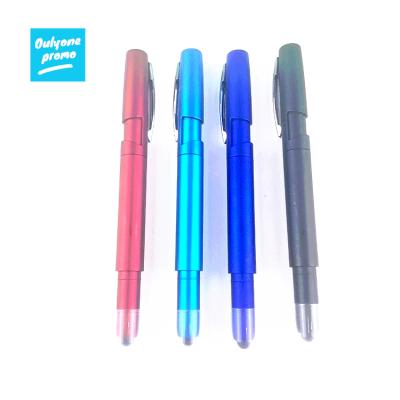 China Promotional Pen Self Powered Lighting Up Pens with Stylus Writing and Phone Holder for Business Promotions and Advertising for sale