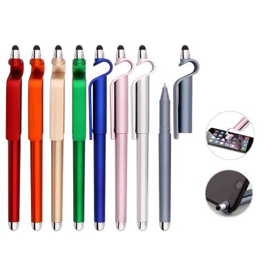 China Promotional Pen Cheap Business Gift Ballpoint Pens Twist Action Stylus Pens Phone Support Function Pens for sale