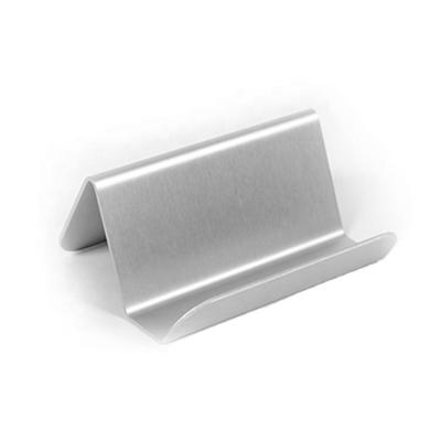 China Competitive Custom Aluminum Alloy Stationery Office Accomplice 50pcs Position Business Card Holder for sale