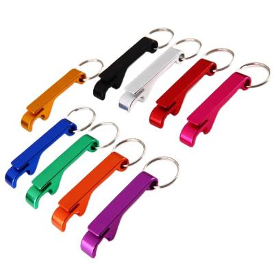 China Multi Functional Beer Openers Bottle Opener Aluminum Can Opener Pocket Key Chain With Customize LOGO for sale