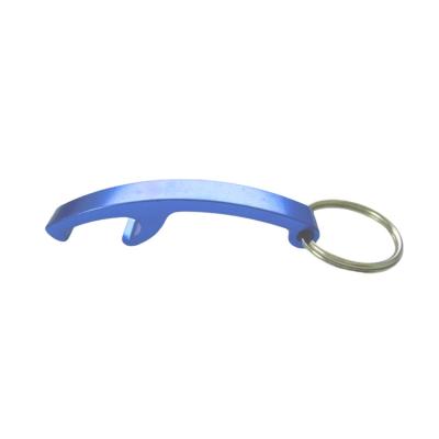 China Viable Wholesales Hot Selling Portable Beer Bottle Cambered Aluminum Opener With Key Chain And Customize Printed LOGO For Promotions for sale