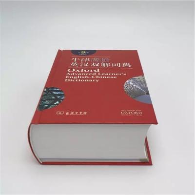 China 153x229mm woordenboek kinderboek afdrukken glanzend lamineren 45gsm papier Te koop