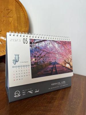 China Matt Artpaper Papel Lugar Calendario Costura Encuadernación Cuero PU en venta