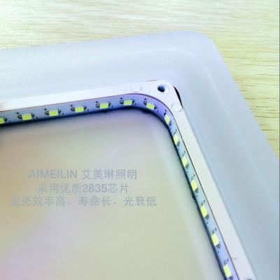 China Modern Brightness LED Square Flat Panel Light Stability And Durability SMD2835 12+4W RGB Lighting Ceiling Lamp for sale