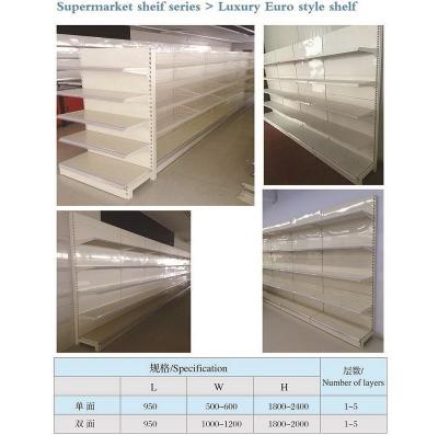 China Avertising Supermarket Shelf Display 50kg/Layer - 150kg/Layer Capacity for sale