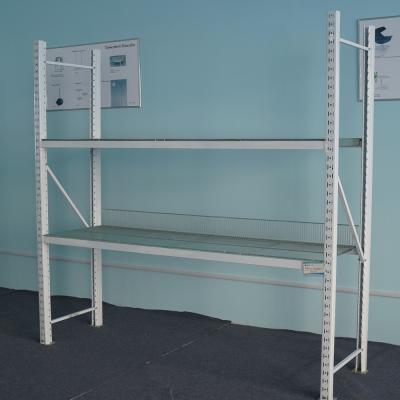 China Heavy Duty Warehouse Rack And Shelf Metal Storage Shelves Without Wheels for sale