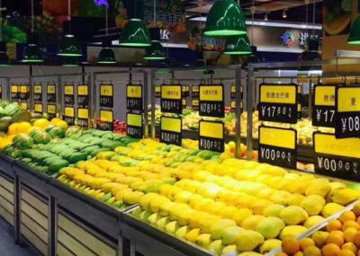 Chine Support de fruits et légumes de supermarché 50-150 kilogrammes de matériel métallique de capacité à vendre