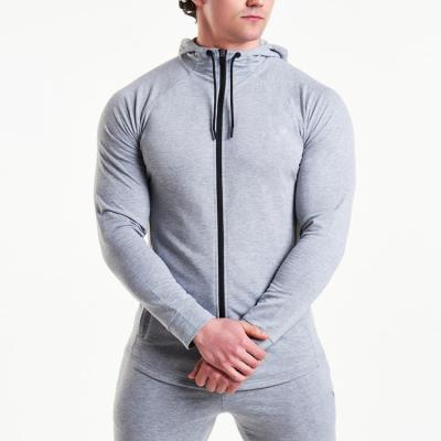 China Gray Breathable Classic Jogging Workout Clothes Zipper Tracksuit With Side Pocket Plain Gym Sports Mens Tracksuit Sets for sale