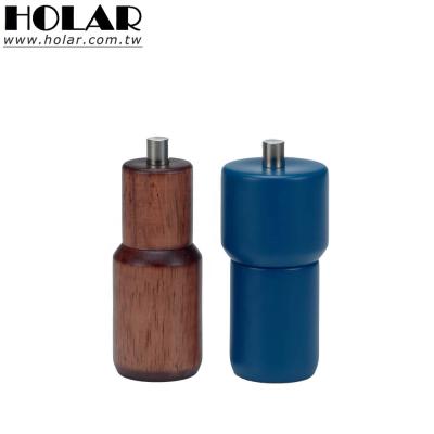 China [Holar] 2021 viable new manual wooden salt and pepper mill set for sale