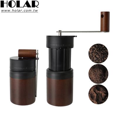 China Household [Holar] Taiwan Made Adjustable Hand Expandable Coffee Bean Grinder for sale