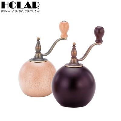 China [Holar] Viable Taiwan made elegant ball shaped salt and pepper grinder with adjustable coarseness for sale