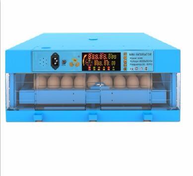 China 2021 New Design Mini Chicken 64 Eggs Full Automatic And Multifunctional Incubator Blue Incubator for sale