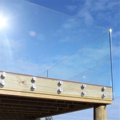 China Contemporary Frameless Standoff Patch Fit Glass Railing Stainless Steel for sale