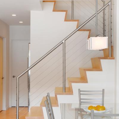 China 316 Stainless Steel Handrails Cable Railing Railing System Modern Wire Railing for sale