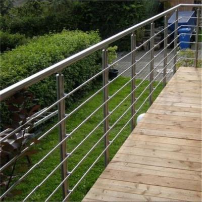 China Modern Outdoor Solid Metal Railing S.S316 Rod Balcony Railing for sale