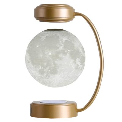 China Smart Night Hanging Light Led Moon Lamp 3 Colors Moon Lamp 3 Colors Adjustable Floating Spike Bedroom Mini Table Light for sale