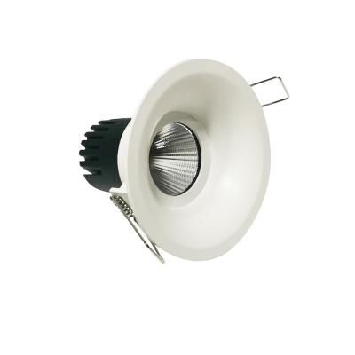 China New white 9w aluminum recessed adjustable ultra slim mr16 module led cob recessed gimbal eyeball round surface mounted downlight for sale